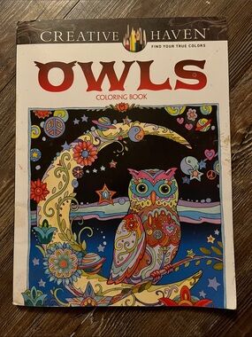Creative Haven OWLS Coloring Book -